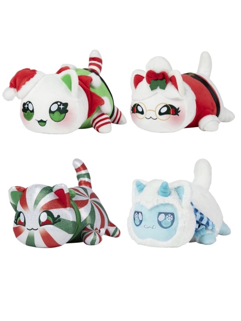 NIP. APHMAU Mystery MeeMeows 11” Holiday-Themed Cat Plush